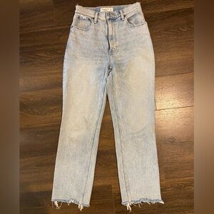 Abercrombie and Fitch the 90s straight ultra high rise size 25